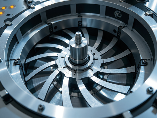 精密机械密封组件产品展示，金属材质精密配合，展现高端制造工艺水平